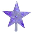 Led Star 5 Changing Color Hofert 9.5 Inch Lighted Color Changing Star Tree Topper with White and ...