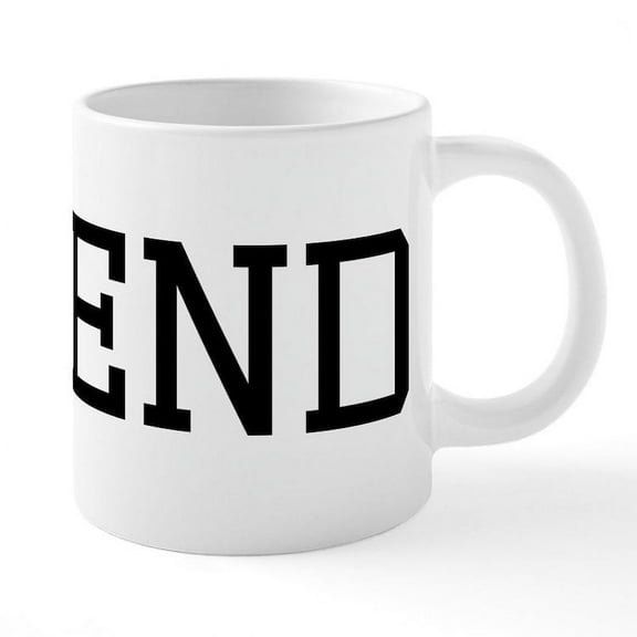 CafePress - Legend - 20 Oz White Ceramic Mega Mug