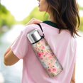 thumbnail image 6 of 20 Oz Pomeranian Dogs and Flowers Coffee Tumbler Double Wall Insulated Stainless Steel Water Bottle | Metal Reusable Thermoses Flask with Cup Cap | Leak & Sweat Proof with Anti-Dust Lid, 6 of 7