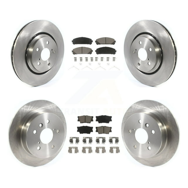 CMX Front Rear Disc Brake Rotors and Ceramic Pads Kit for Car 2022 Toyota Camry TRD with Manual Parking K8C-103184