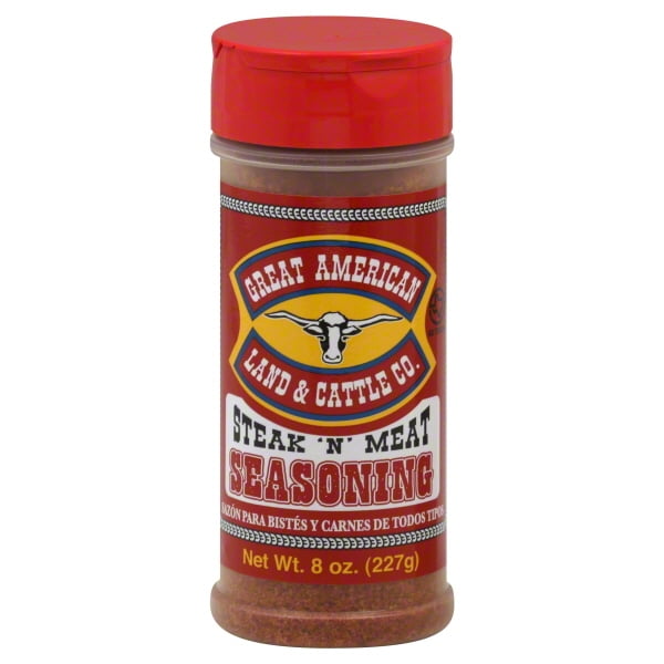 Great American Land & Cattle Co. Steak 'n' Meat Seasoning, 8 oz