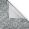 thumbnail image 6 of Ambesonne Geometric Valance & Curtain, Oriental Petals, 55"x30", Grey Beige, 6 of 6