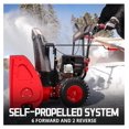 24Inch Snow Blower, 212cc 4Cycle Gas Powered Engine with Electric