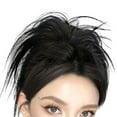 thumbnail image 5 of Bun Hair Wig | Ball Head Wig | Natural Wiggy Hair Extensions With Elastic Strap Fake Hair Scrunchie For Daily Dress Going Out Shopping, 5 of 9