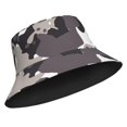 thumbnail image 2 of Camouflage Bucket Hat, Personalized Acrylic Fisherman Hat, Soft and Warm Casual Outdoor Cap for Daily Wear, 2 of 6