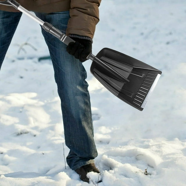 Decoration Collapsible Snow Shovel For Cars Detachable Frost And Snow Removal Tool Portable Winter Car Cleaning Accessory