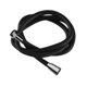 thumbnail image 5 of Manguera de ducha de silicona con conector G1/2 universal, cabezal de ducha de mano extra largo, ideal para baño, casa de apartamento. Negro 15 m, 5 of 9