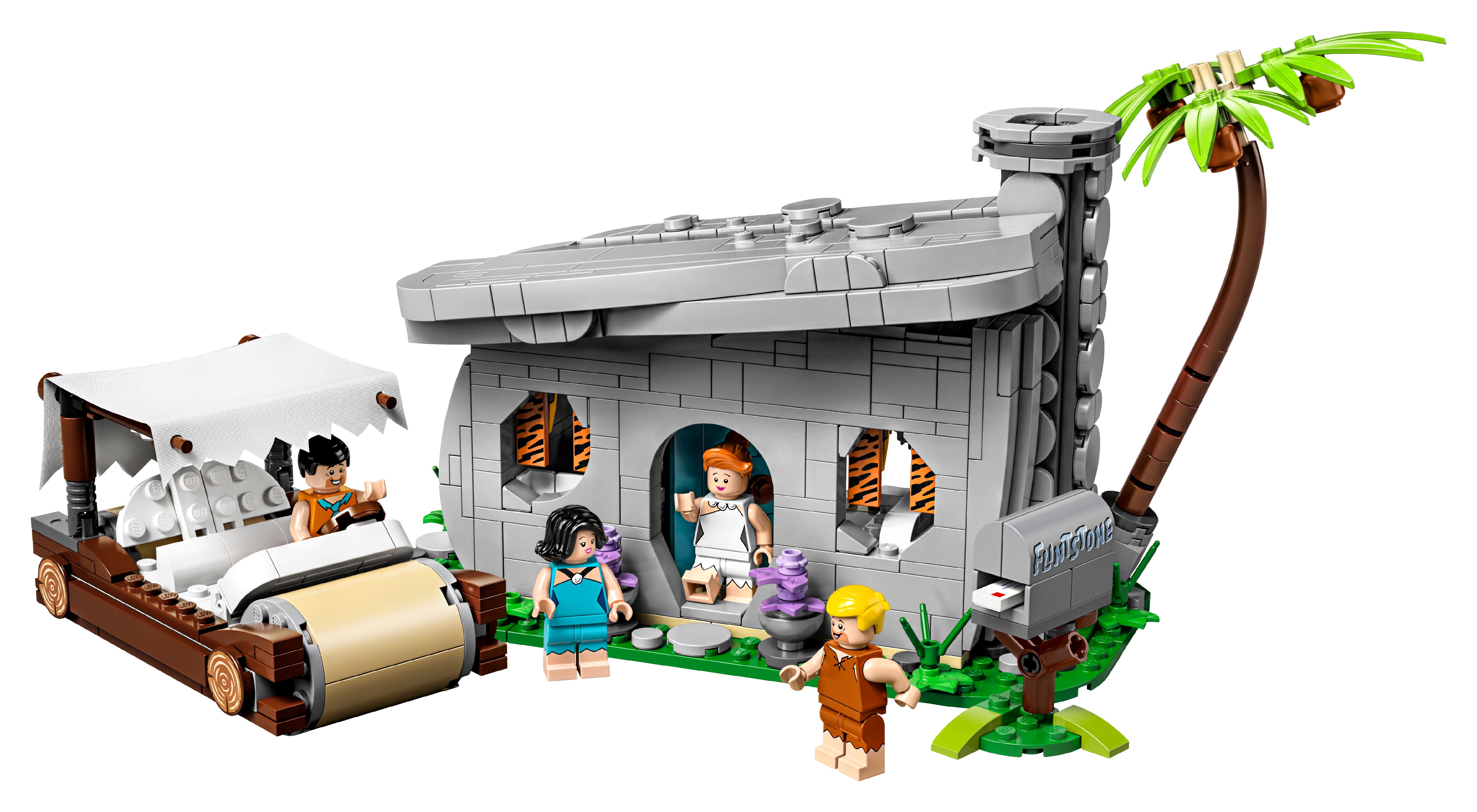 historisch zuiger favoriete LEGO Ideas 21316 The Flintstones Building Kit with 4 Minifigures (748  Pieces) - Walmart.com