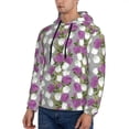 thumbnail image 3 of Rateoe Rose Flowers Pattern Mens Hoodie, Pullover Hooded Sweatshirt, Kangaroo Pocket Hoodie Ideal for Daily Wear, Travel and Home-X-Large, 3 of 7