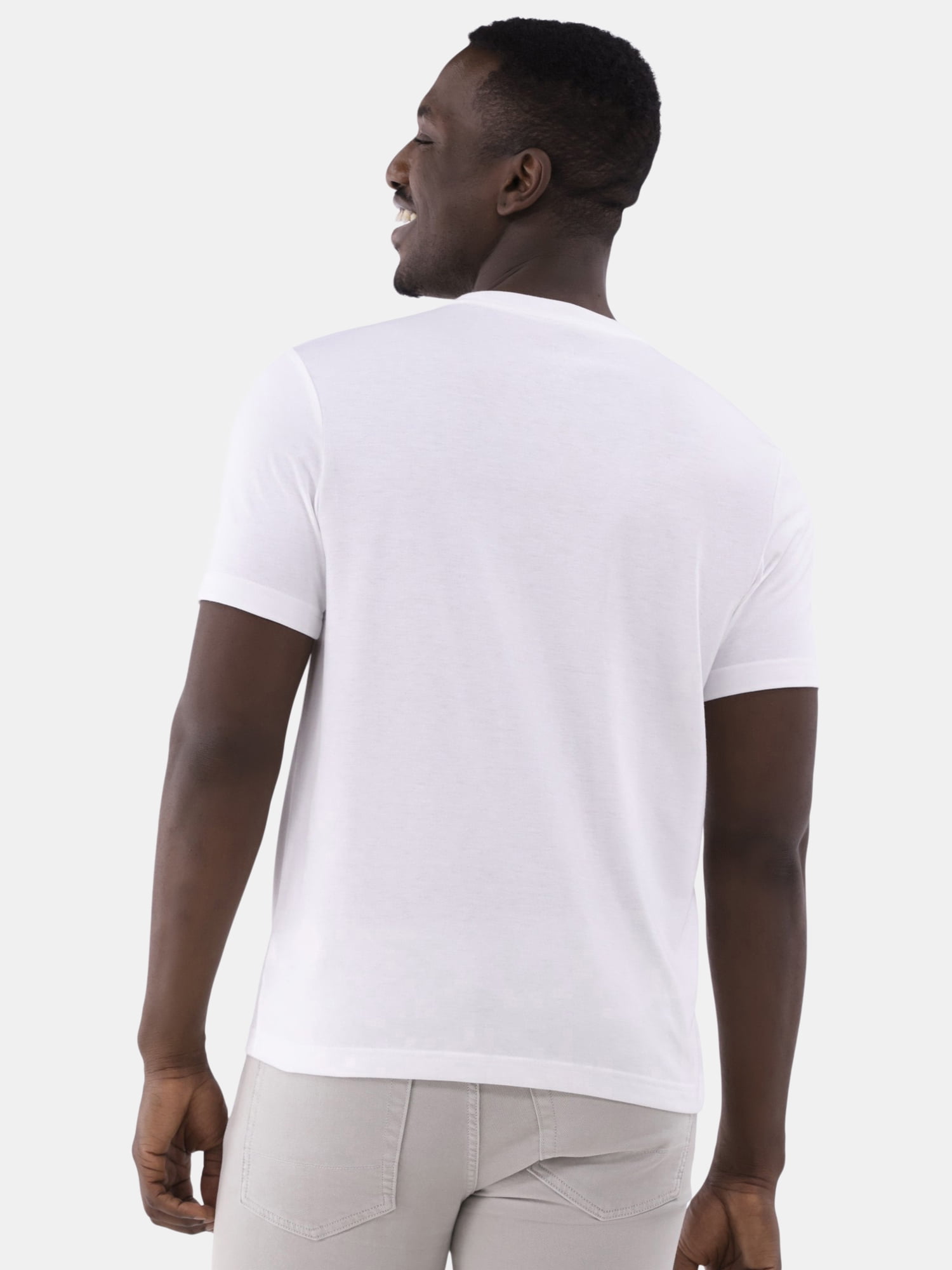 George Men's & Big Men's Classic Fit 3-Pack Crewneck Tee with Short Sleeves, Sizes XS-3XL