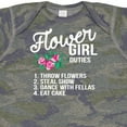 thumbnail image 4 of Inktastic Flower Girl Wedding Duties Girls Baby Bodysuit, 4 of 5