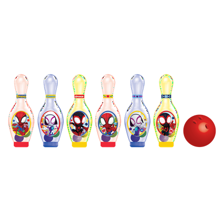 Hedstrom Kids Light Up Bowling Set Spidey and Friends