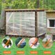 thumbnail image 5 of Lonas Transparentes Impermeables de 6,6 X 13 Pies, Resistentes Al Agua, para Exteriores, para Jardín, Lona de Vinilo Transparente con Ojales, 5 of 7