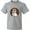 AC-Heather Grey, variant on Jack Russell Terrier Dog Art Youth T-Shirt