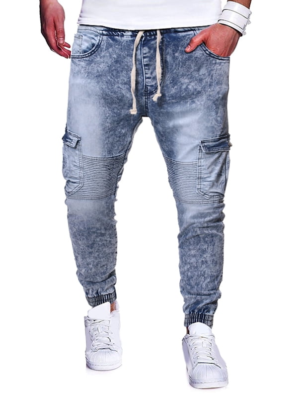 walmart mens jeans with elastic waist