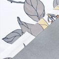thumbnail image 4 of DriftAway Ryan Sketch Branch Leaves Blackout Grommet Lined Window Curtains 2 Panels, 52" x 36", Yellow Gray, 4 of 6