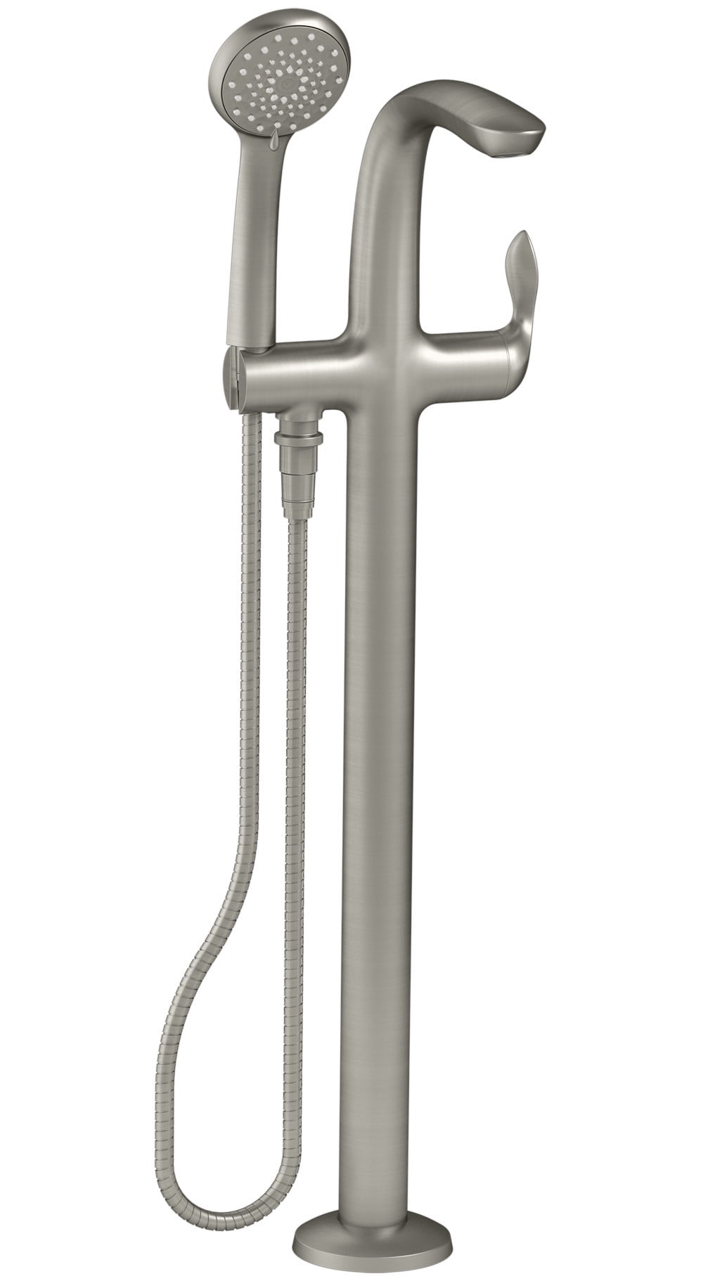 Kohler KT973344 Refinia Floor Mounted Tub Filler Nickel Walmart