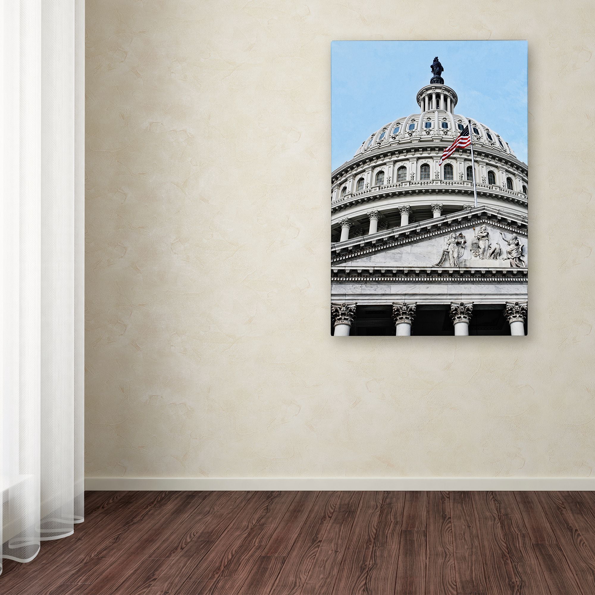 Trademark Fine Art "Dome of the US Capitol" Canvas Art by Gregory O'Hanlon
