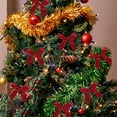 thumbnail image 4 of Cqxid Hangs Under $5 Velvet Bows For Christmas Tree Wreath Garland Velvet Bows Velvet Christmas Tree Bows Christmas Wreath Bows Christmas Velvet Bows Rustic Crafts Gift Bows, 4 of 5