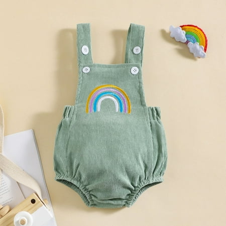 

Gubotare Onesies Baby Romper Pumpkin Sweatshirt Romper Oversized Crewneck Bodysuit Fall Winter Clothes Green 9 Months