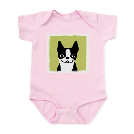 

CafePress - Boston Terrier Smile Infant Bodysuit - Baby Light Bodysuit Size Newborn - 24 Months