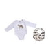 thumbnail image 1 of Conjunto de body y babero para bebé Mud Pie Aussie de 0 a 6 meses, 1 of 5
