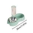 thumbnail image 2 of Cat And Dog Bowls Multifunctional Pet Food And Water Dish Durable Plastic Construction For Indoor And Outdoor Use Perfect For Cats And Dogs, 2 of 5