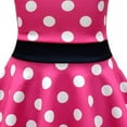 thumbnail image 3 of Girls Polka Dots Princess Dress With Headband Halloween Christmas Party Cosplay Dress, 3 of 7