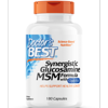 Doctor's Best Synergistic Glucosamine MSM with OptiMSM, Non-GMO, Gluten Free, Soy Free, Joint Support, 180 Caps