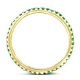thumbnail image 3 of Pompeii 1/2Ct Emerald Eternity Ring Anniversary Band 10k Yellow Gold (,), 3 of 6