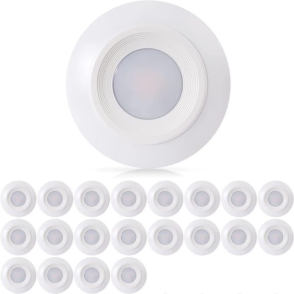 Megaman 6 in LED Surface Flush Mount Disk Light Downlight Ceiling Light 9.5W Dimmable Soft White 2700K