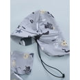 thumbnail image 3 of Baby Boys Toddler Swimsuit One Piece Zipper Bathing Suit Summer Beach Rash Guard Swimwear with Hat, 3 of 6