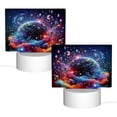 thumbnail image 2 of Fotbe Outer Space Floating Numbers And Letters Pattern Acrylic Night Light Gift with 3 Color ModesTouch-Sensitive LED Lamp Perfect Gift for Mother's Day, Birthday, or Christmas, 2 of 9