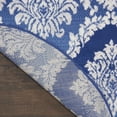 thumbnail image 6 of Nourison Whimsicle Botanical Farmhouse Blue 5' x round Area Rug, (5' Round), 6 of 9