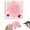 Pink Gradient Apple Pattern, variant on Sticky Notes 3.15×3.15 Inch Red Scalloped Edge Self Adhesive Memo Pads - Cute Decorative Note Pads for Home Office Organization, Refrigerator Messages, Planner Stickers & Daily Reminder Notes