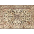 thumbnail image 1 of Ahgly Company Indoor Rectangle Traditional Sienna Brown Persian Area Rugs, 7' x 10', 1 of 6