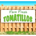 thumbnail image 1 of Farm Fresh Tomatillos 13 oz Vinyl Banner With Metal Grommets, 1 of 4