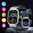 thumbnail image 2 of Pisexur Electrónica para Hombres Reloj Deportivo Reloj Auriculares En 1 Reloj Bluetooth Control de Llamadas NFC Multi Sport.01 Pantalla Grande Soporte Llamadas Inalámbricas Electrónica para Niños, Or, 2 of 8