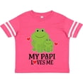 thumbnail image 3 of Inktastic My Papi Loves Me Grandson Frog Boys Toddler T-Shirt, 3 of 5