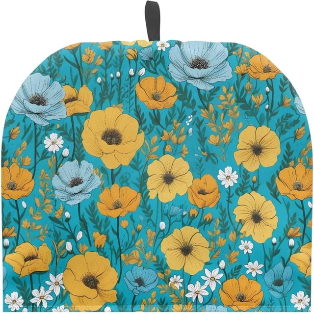 Yuosegray Tea Kettle Cloth Cover Decorative Kitchen Accessories Hummingbird Flower Tea Cozy Teapot Cosy for Teapot Large Teapot Cozy Insulated Keep Warm Kitchen Coffee