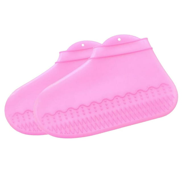 1 par reciclable unisex antideslizante para barro nieve ciclismo camping reutilizable Cola Cubrezapatos impermeables