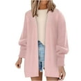 thumbnail image 1 of Styesk Cardigan Sweaters for Women Open Front Chunky Long Cardigans Casual Loose Fit Crochet Sweaters Versatile Solid Color Fall Outfits Long Sleeve Knit Cardigans, 1 of 6