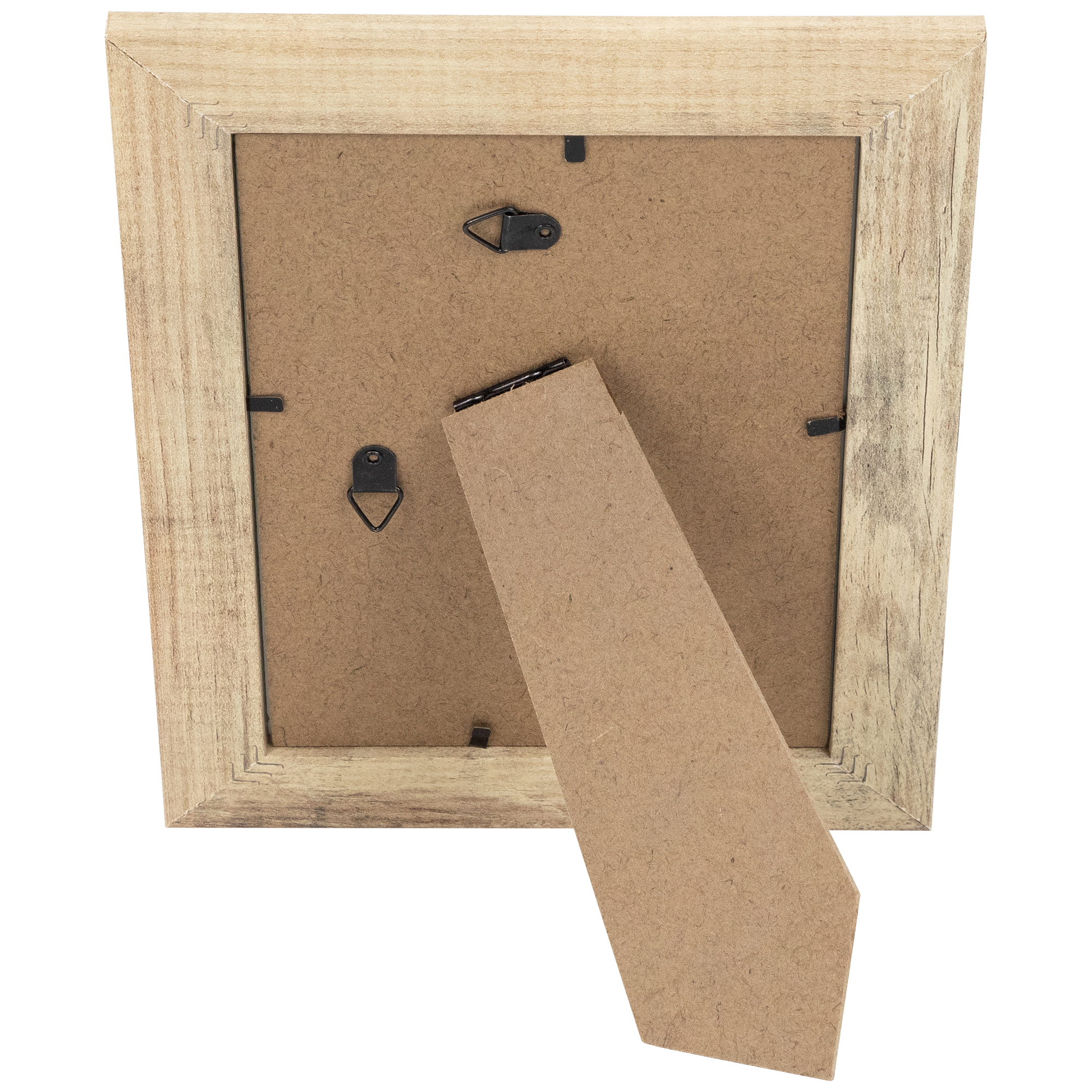 Northlight Wooden Picture Frames - for 5" x 7" Photos - Natural and White - Set of 4
