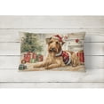 thumbnail image 4 of Carolines Treasures DAC1215PW1216 16 x 12 in. Unisex Airedale Terrier Christmas Fabric Decorative Pillow, 4 of 4