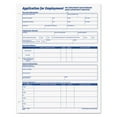 thumbnail image 2 of Employee Application Form, 8.38 X 11, 1/page, 50 Forms/pad, 2 Pads/pack | Bundle of 10 Packs, 2 of 2