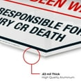thumbnail image 6 of Beware of Dog You Have Been Warned Sign,, 6 of 8
