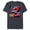Navy Heather, variant on Disney and Pixar’s Cars Mach Speed Lightning McQueen Racing - Short Sleeve Blended T-Shirt for Adults - Customized-Dark Heather