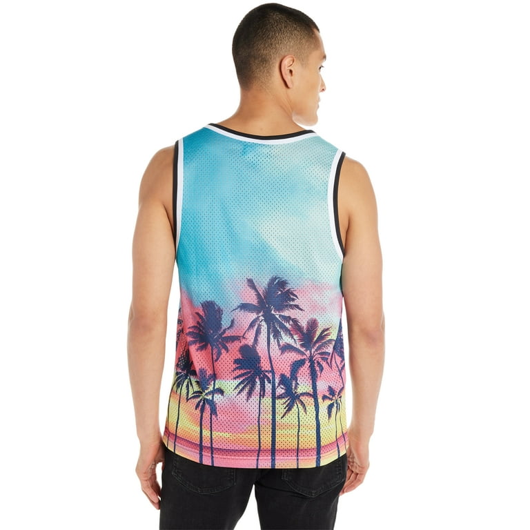 〈 homme dot homme 〉mesh layered tank top adidas_x_Jeremy_Scott_Allover_