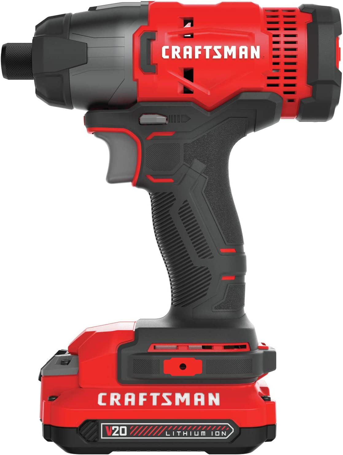 20V MAX Impact Driver Kit, Battery, 1/4-Inch (CMCF800C1) Red 