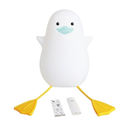 

Reduced！Adjustable Brightness Cute Duck USB Rechargeable Kids Night Light Touch Control